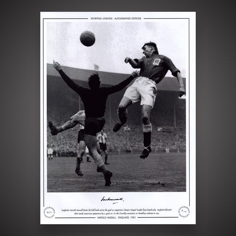 Harrold Hassall England 1951 Hand Signed Photo £25 12X160