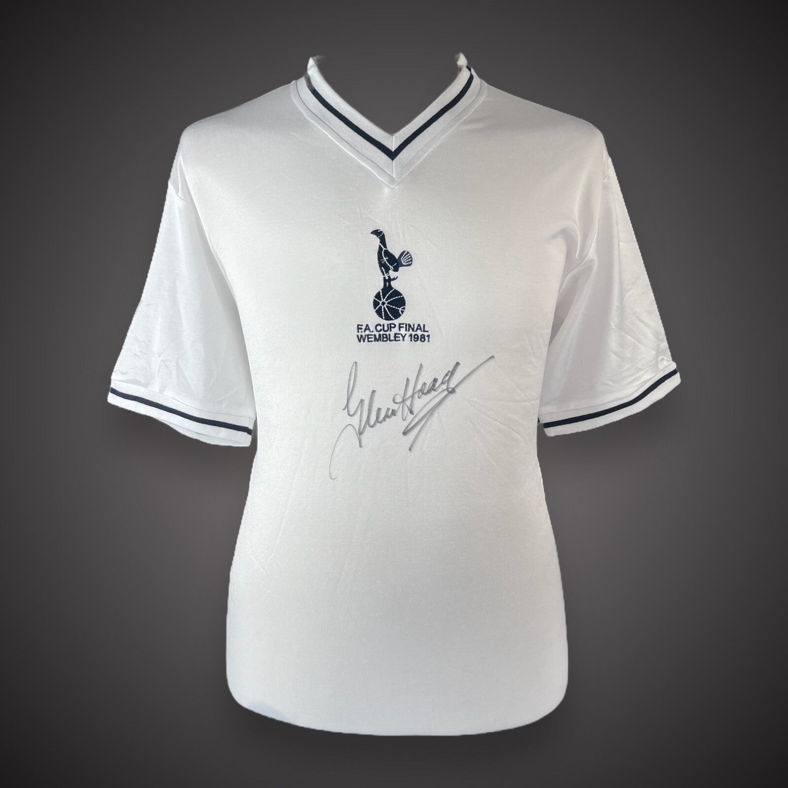 Glenn Hoddle Signed Spurs Shirt Tottenham Hotspur Legend £1250