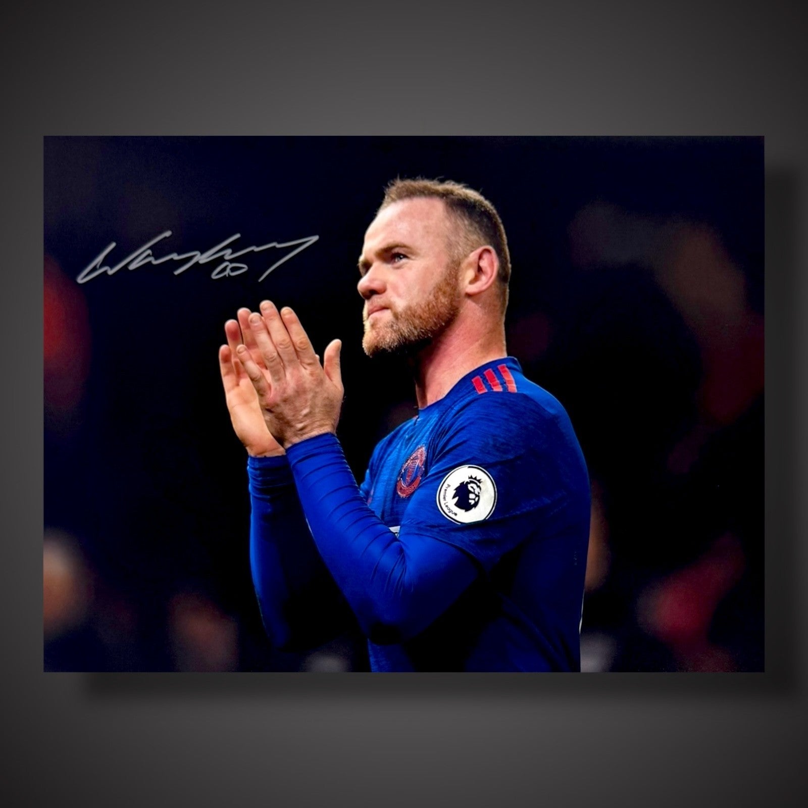 Framed Manchester United Wayne Rooney Photo Hand Signed £69.991