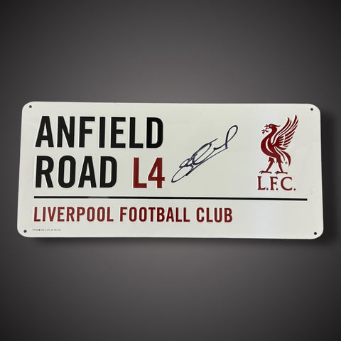 Steven Gerrard Hand Signed Liverpool Anfield Sign £125 With COA 0