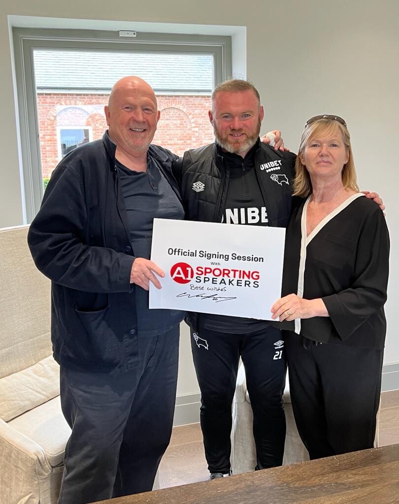 Framed Wayne Rooney Hand Signed Manchester United 2023/2024 Shirt With COA £1755