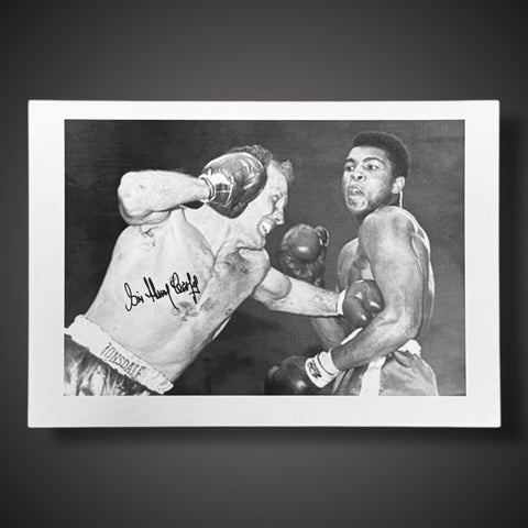 Sir Henry Cooper Hand Signed Print - Fighting Cassius Clay £39.99 16X230