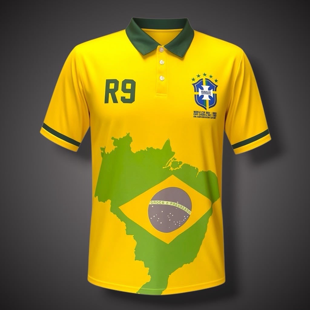 Ronaldo R9 Hand Signed Brazil  Shirt  With Coa £3491