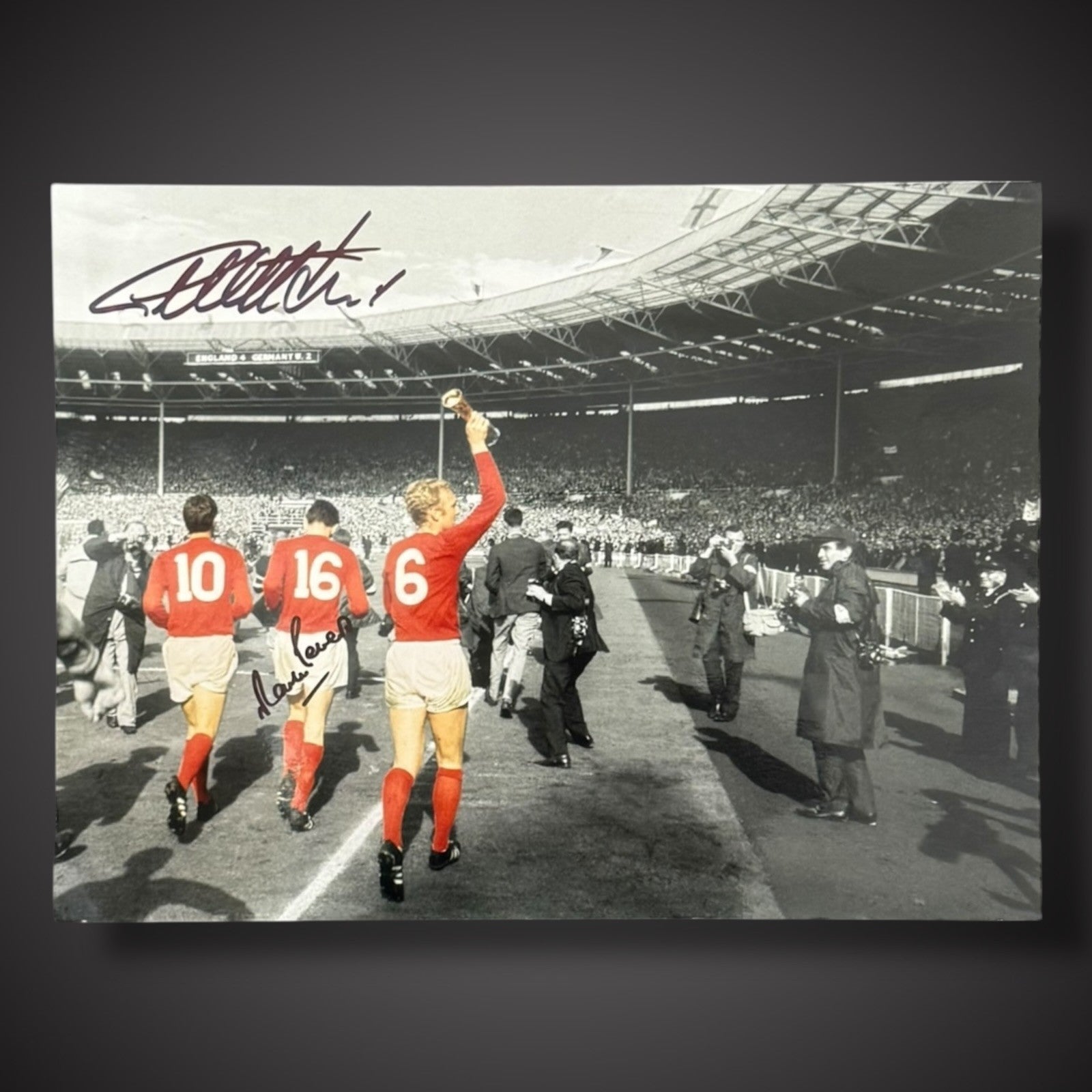 Geoff Hurst And Martin Peters Joint Signed England 1966 World Cup Photo £29.990