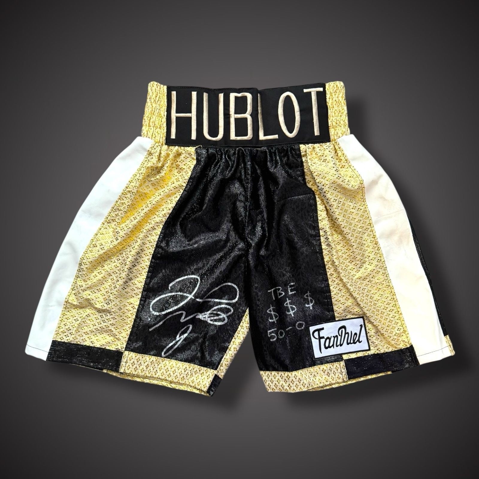 Floyd Mayweather Hand “Hoblot” Boxing Shorts £399 Only 2 Available0