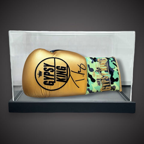 Gypsy King- Tyson Fury Hand Signed  Boxing Glove £324 In A Acrylic Case With COA0