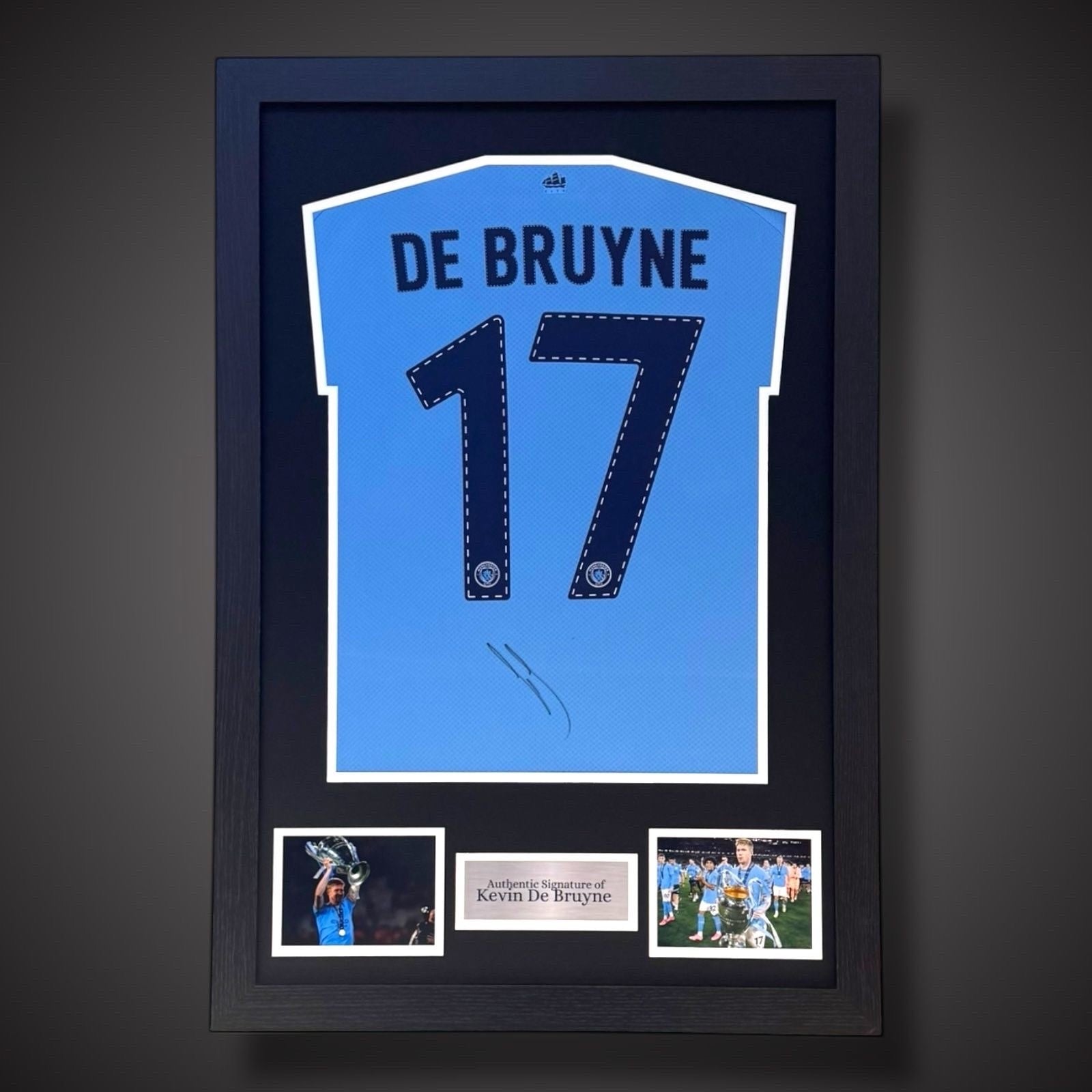 Kevin De Bruyne Manchester City Hand Signed  Framed Shirt With COA £3250