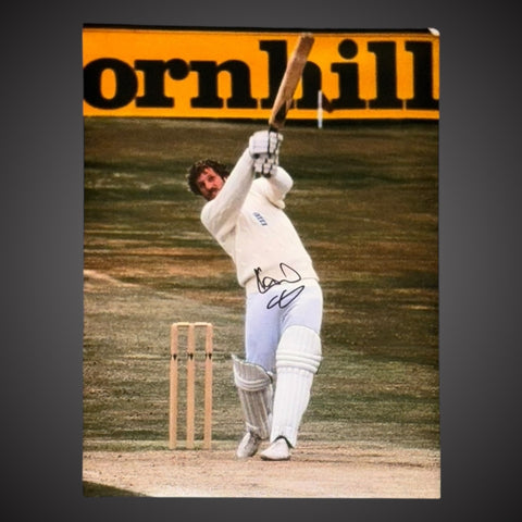 Cricket Legend- Ian Botham Hand Signed Cricket Photograph With COA £49 16X120