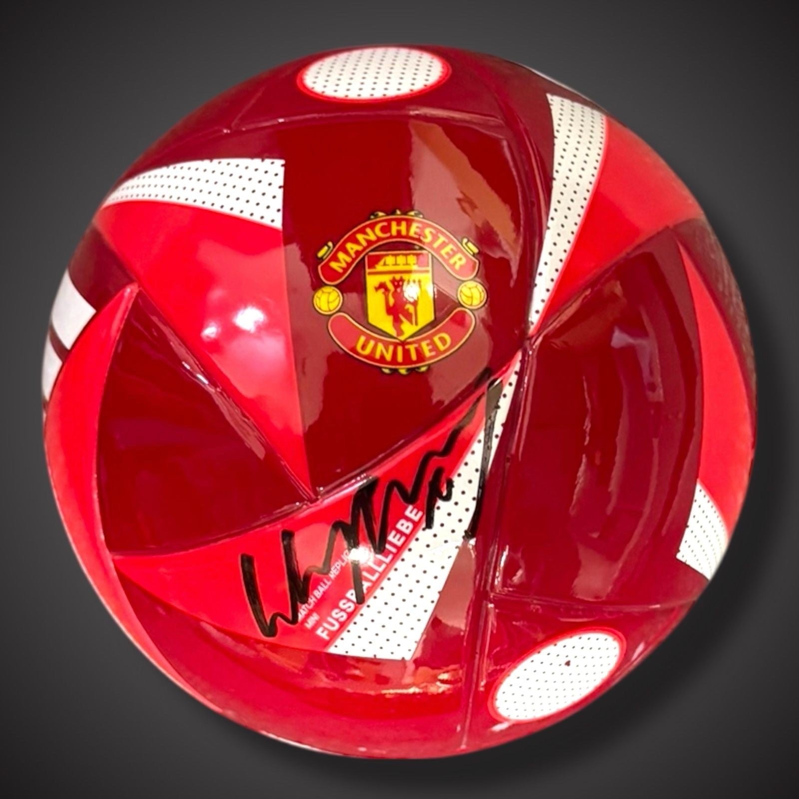 Wayne Rooney Hand Signed Mini Ball With COA £990