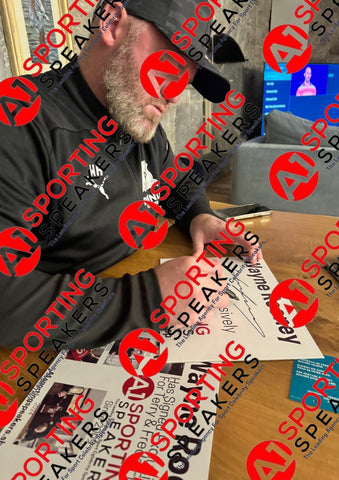 Framed Wayne Rooney Hand Signed Manchester United  Photo £69.99 in Silver pen7