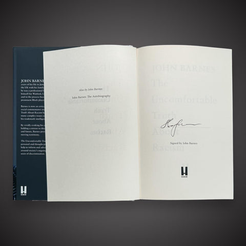 Hand Signed John Barnes-The Uncomfortable Truth About Racism- £27.501