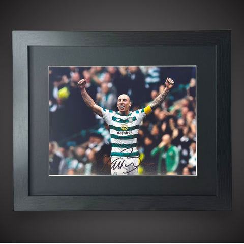 Framed - Scott Brown Celtic Hand Signed Football Photo £64.990