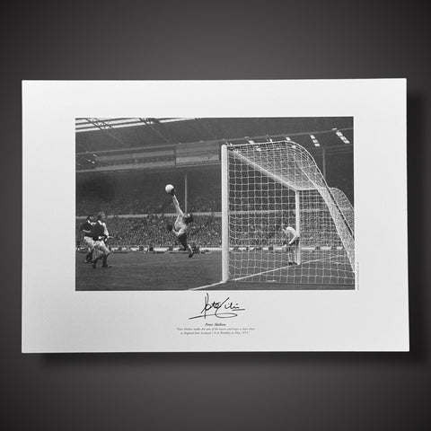 FRAMED PETER SHILTON Hand Signed 1973 Photo 16X121