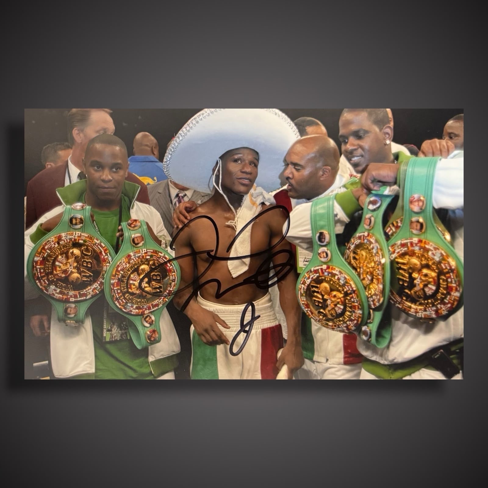Floyd Money Mayweather Hand Singed 12x8 Photo £349 Recently Signed With COA0