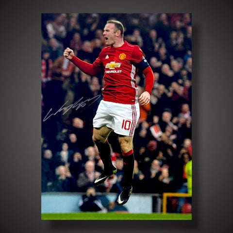 Wayne Rooney Hand Signed Manchester United  Photo £39.99 in Silver pen0