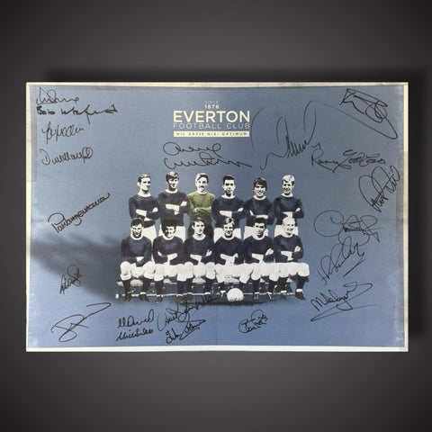 Everton Hand Signed 10+ Signatures Football Team Photo With COA £149 A20