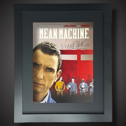 Framed Vinnie Jones Hand Signed Movie Poster Photograph “Mean Machine’ £49.990