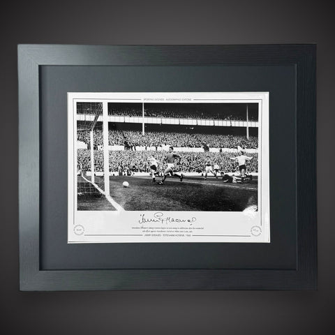 FRAMED Jimmy Greaves Signed Photo Spurs Legend £450