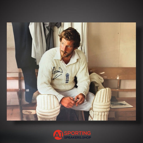 Lord Ian Botham Hand Signed Famous Cigar Photo With Coa £550