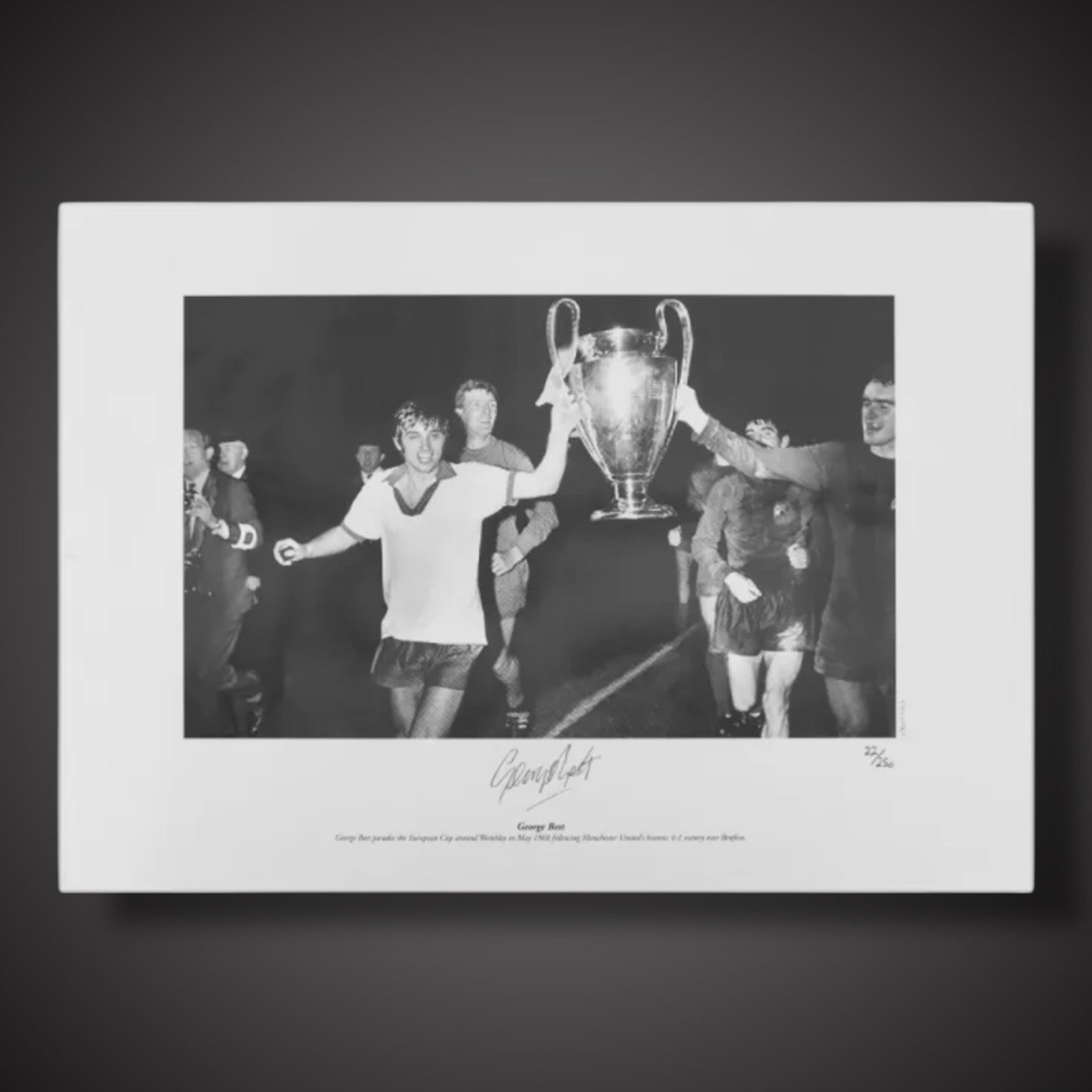 George Best Manchester United Signed 16 x12 Photo Rare £4990