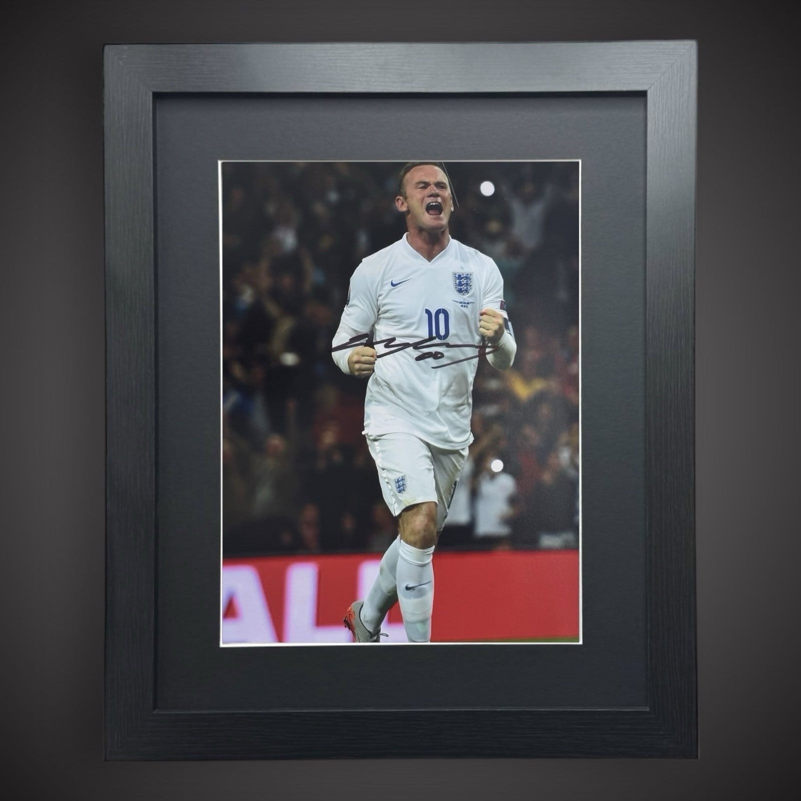Wayne Rooney Hand Signed And Framed  England Photo  With COA  £790