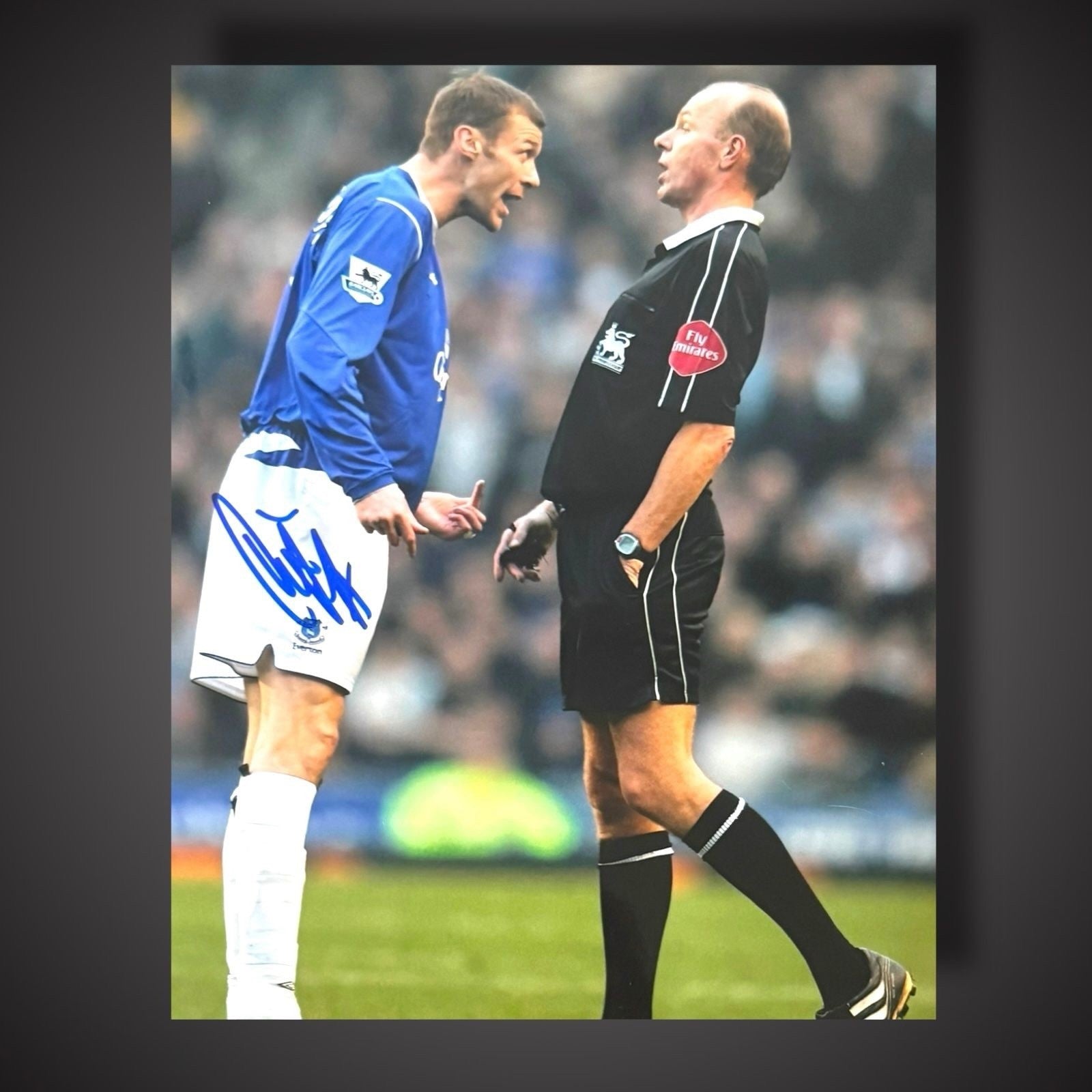 Duncan Ferguson Hand Signed Everton Photograph £29.99 With COA0