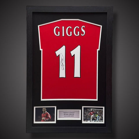 Ryan Giggs Hand Signed Manchester United Football Shirt 1999- £2250