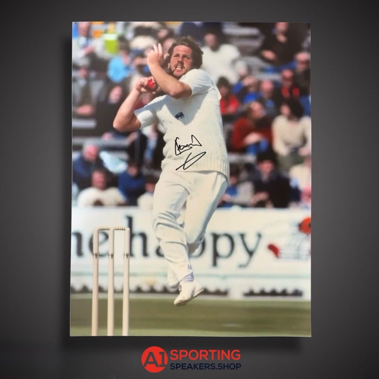 Lord Ian Botham Hand Signed Cricket Photo With Coa £550