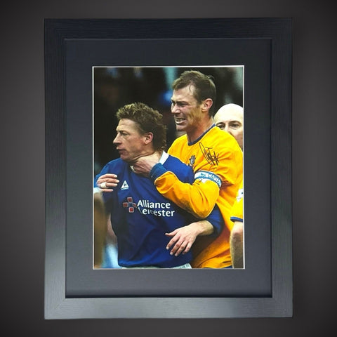 Framed Duncan Ferguson Hand Signed Rangers Photograph £59.98 With COA0