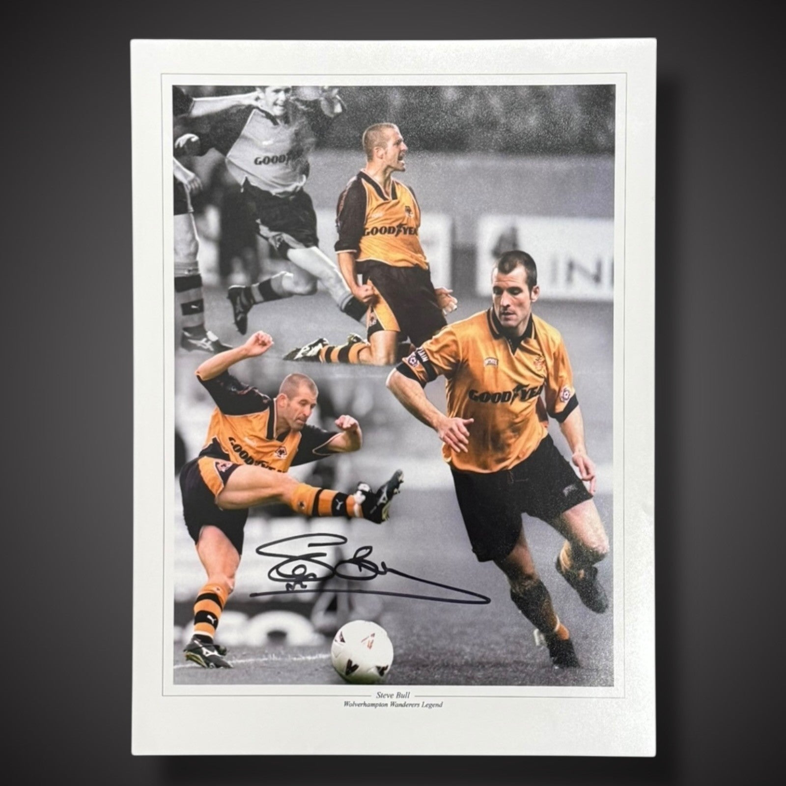 FRAMED Steve Bull Wolves And England Legend Montage £451