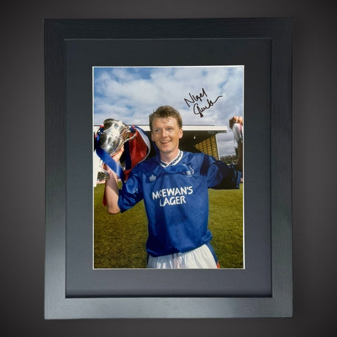 Framed Nigel Spackman Rangers Hand Signed 16x12 Photo £44.99 16X200