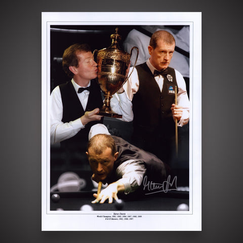 Steve Davis Hand Signed 16x12 Photograph £29.990