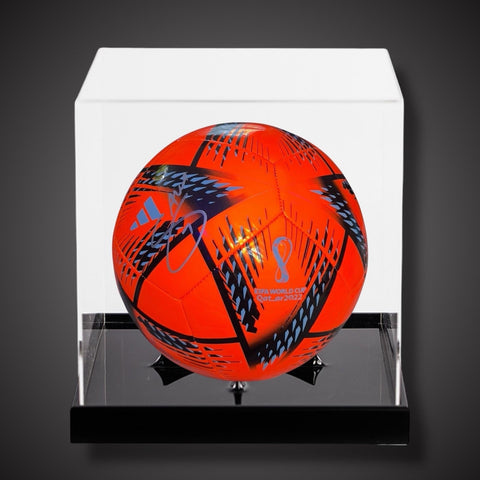 Bukayo Saka Signed Football With Beckett Authentication In A Acrylic Case £3500