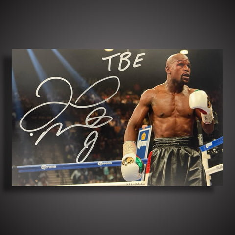 Floyd Money Mayweather TBE Hand Singed 12x8 Photo £349 With COA0