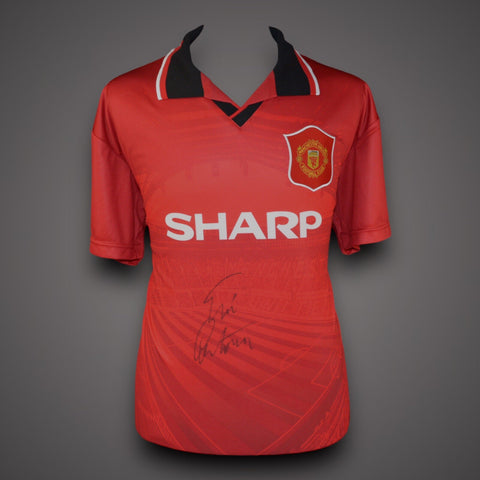 Eric Cantona Signed 1996 Manchester United Private Signing COA £2490