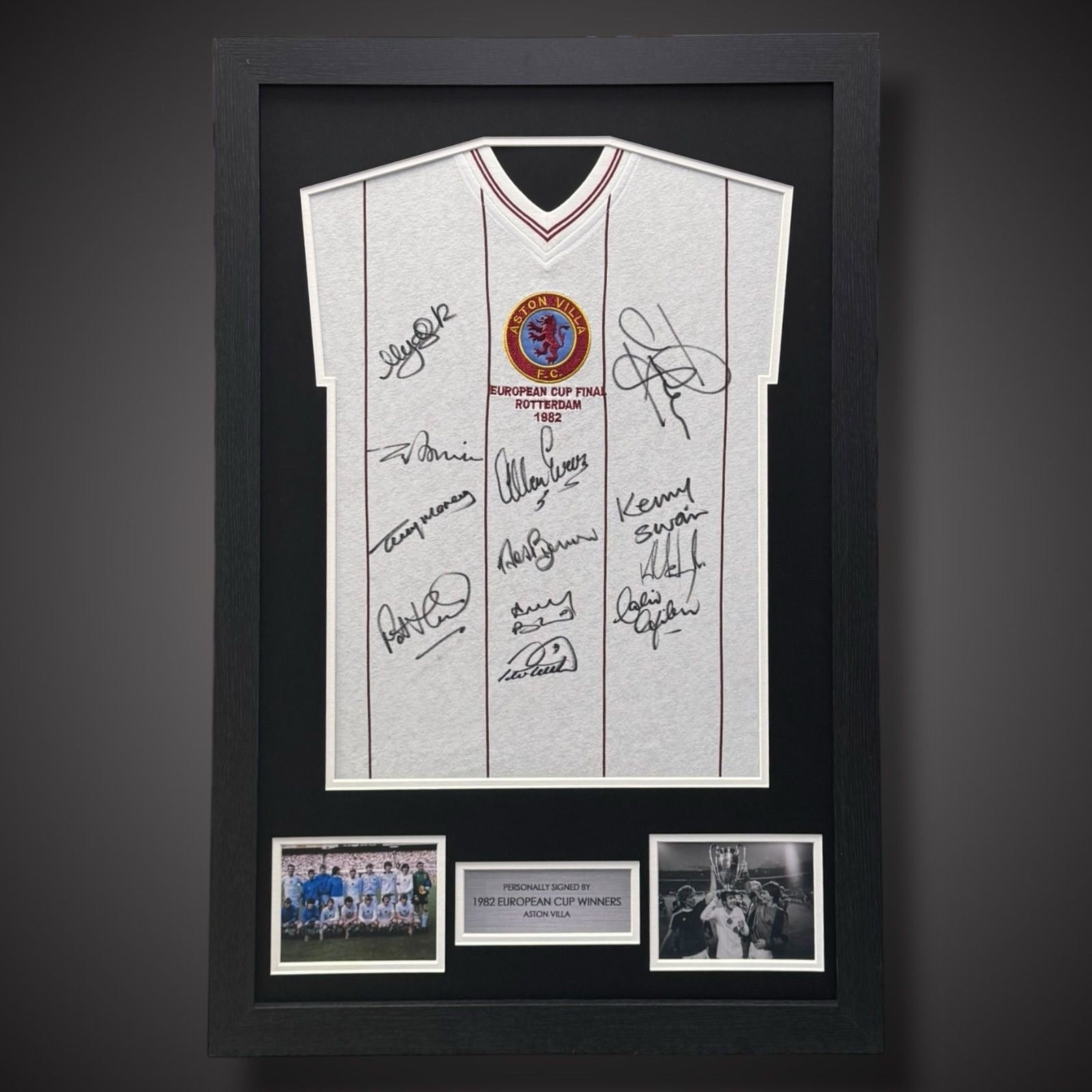 1983 European Winners Multi Signed Aston Villa Shirt £399 With COA0