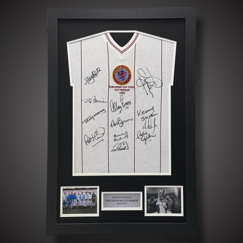 1983 European Winners Multi Signed Aston Villa Shirt £399 With COA0