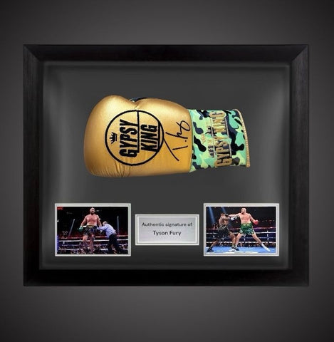 Gypsy King- Tyson Fury Hand Signed  Boxing Glove  In A Dome Frame  £3690