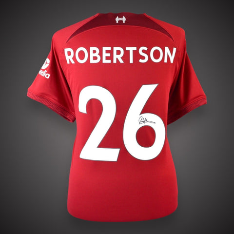Liverpool Andrew Robertson Hand Signed Football Shirt £175 With COA 0