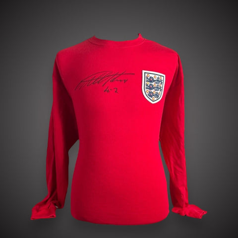 Sir Geoff Hurst 4-2 1966 Longsleeve Signed Shirt With COA £1490