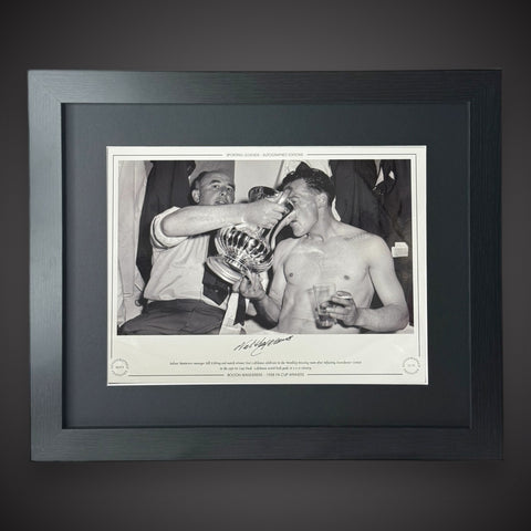 Framed Nat Lofthouse Bolton Wanderers 1958 Hand Signed Photo £39.99 16X200