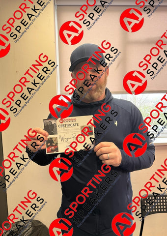 Wayne Rooney Hand Signed 2012/13 Framed England Shirt With COA £1855