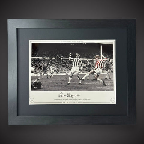 FRAMED Stoke City 1972 League Cup Signed George Eastham Photo £45 16X120