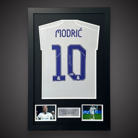 Luka Modric Hand Signed 2013/14 Real Madrid Football Shirt With COA £2990