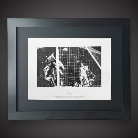 FRAMED Chelsea David Webb Hand Signed 16 X 12 Photo 1970 FA Cup Winning Goal £450