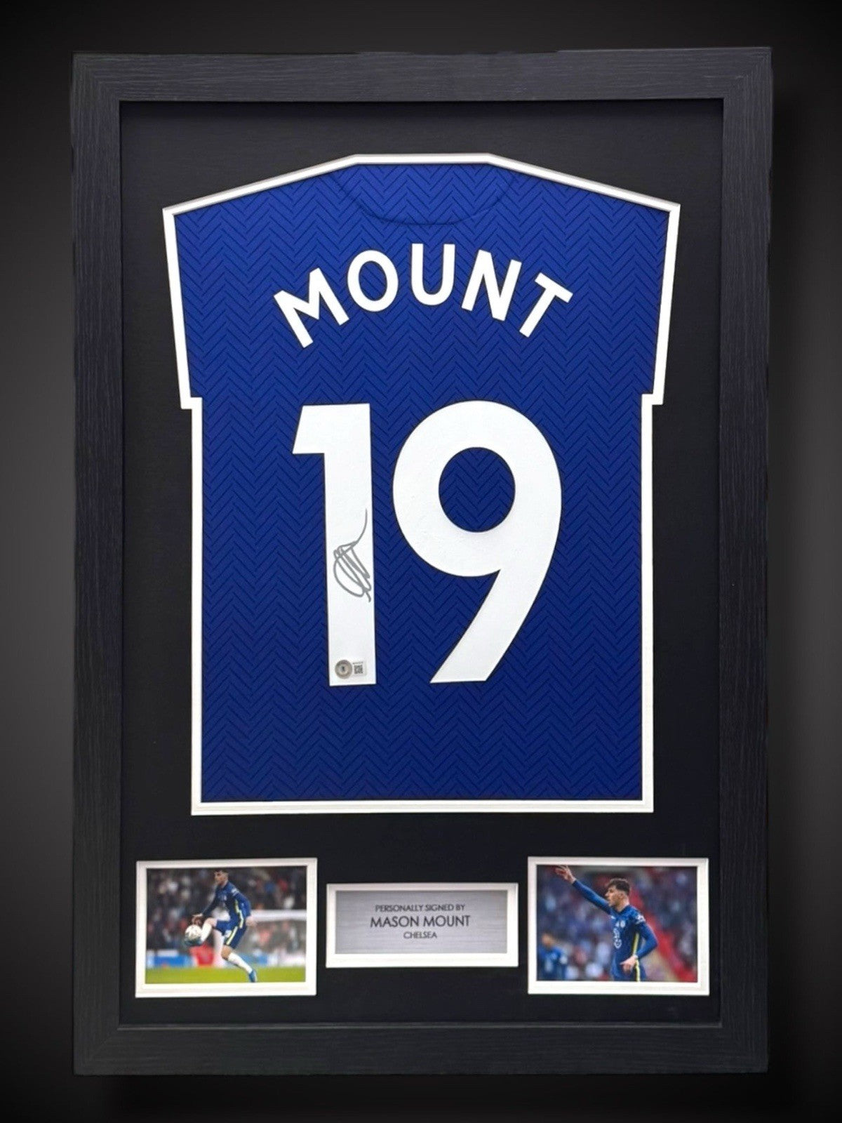 Framed Chelsea - Mason Mount Signed Shirt Private Signing- With COA￼£1990