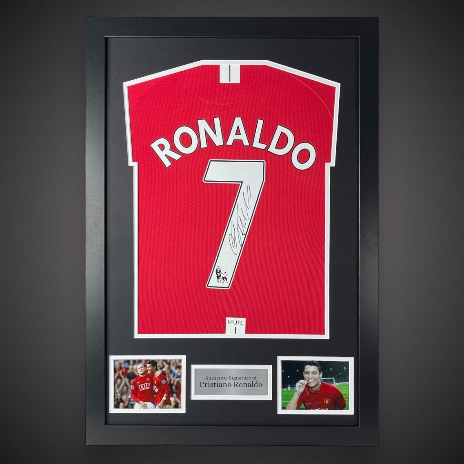 Cristiano Ronaldo Hand Signed And Framed Manchester United Football Shirt £5990