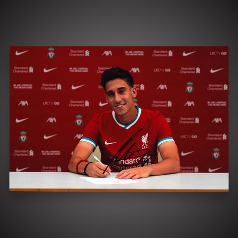 Kostas Tsimikas Hand Signed Liverpool Photo 12x8 Inches £17.50 With COA 0
