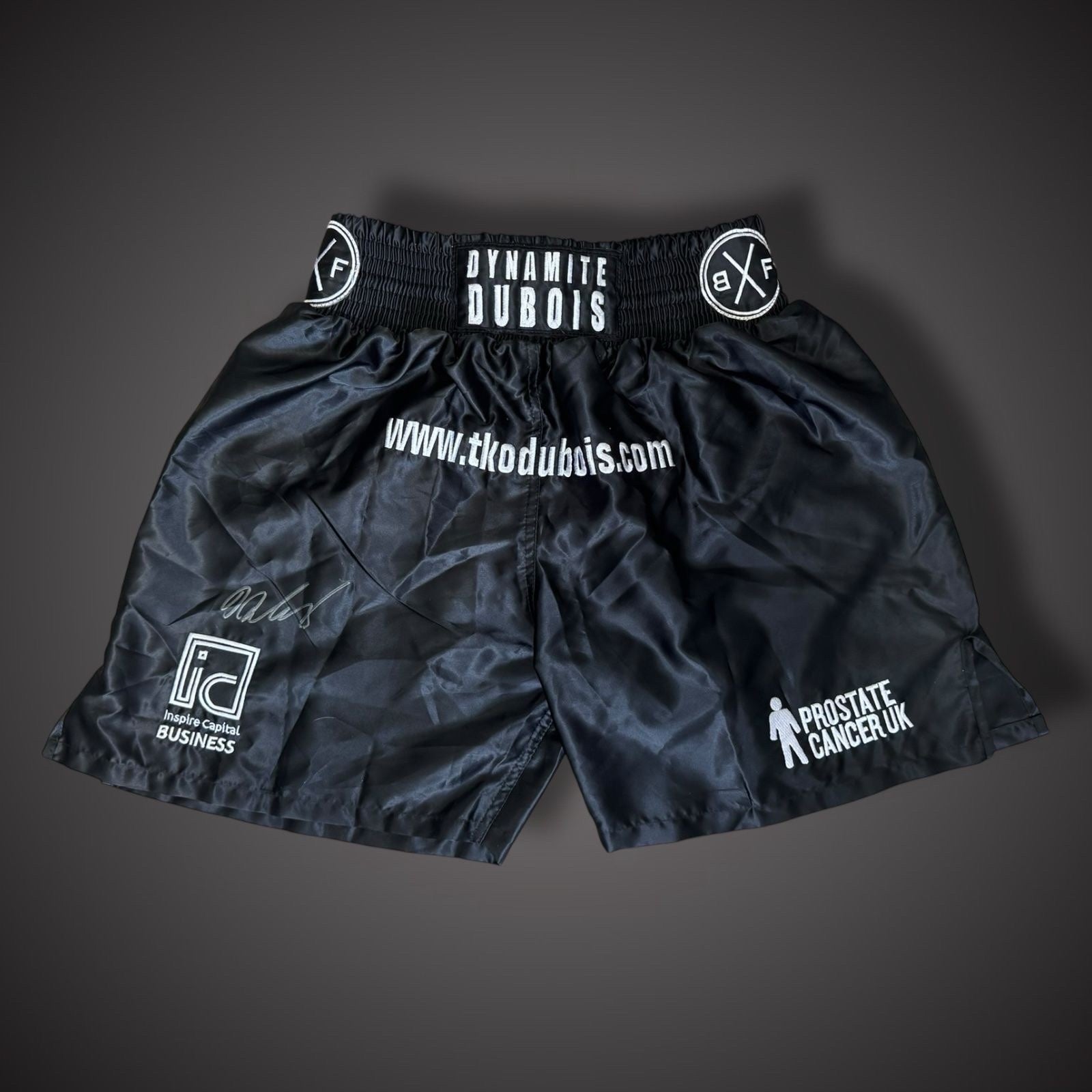 Daniel Dubois Hand Signed Boxing Shorts- With COA £2490