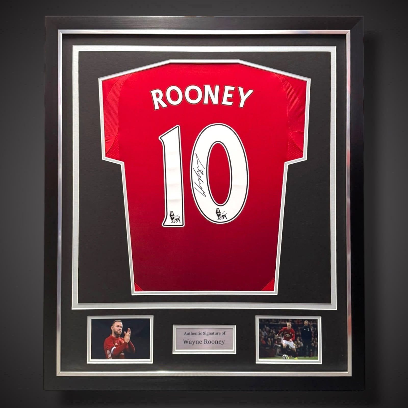 Wayne Rooney Hand Signed And  Deluxe Framed Manchester United Shirt £2990